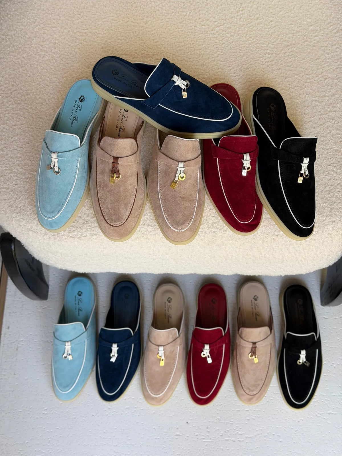 Loro Piana Babouche Charms Flat.