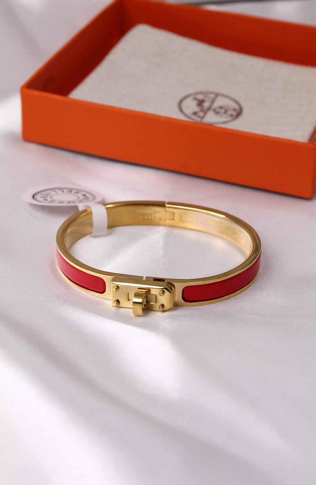 Hermes Brazalete Mini Clic Kelly (17cm)