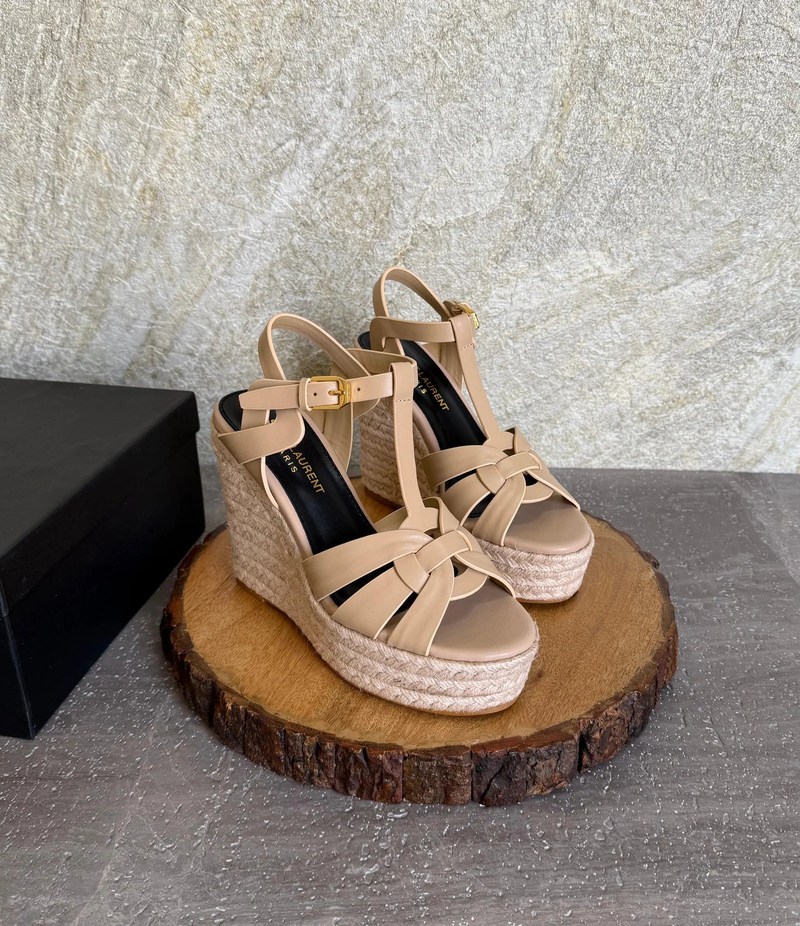 YSL Espadrilles Wedge Sandals