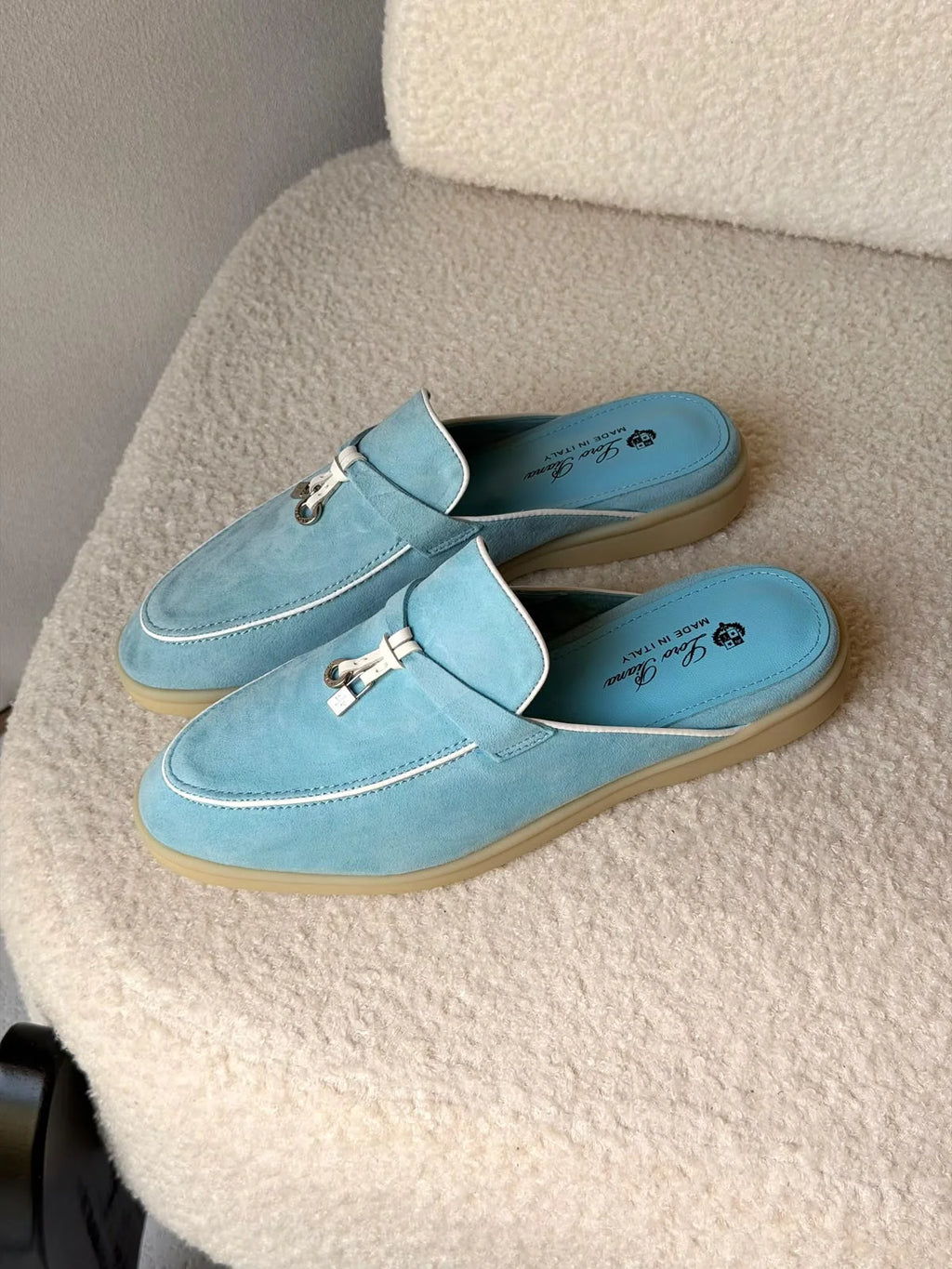 Loro Piana Babouche Charms Flat.