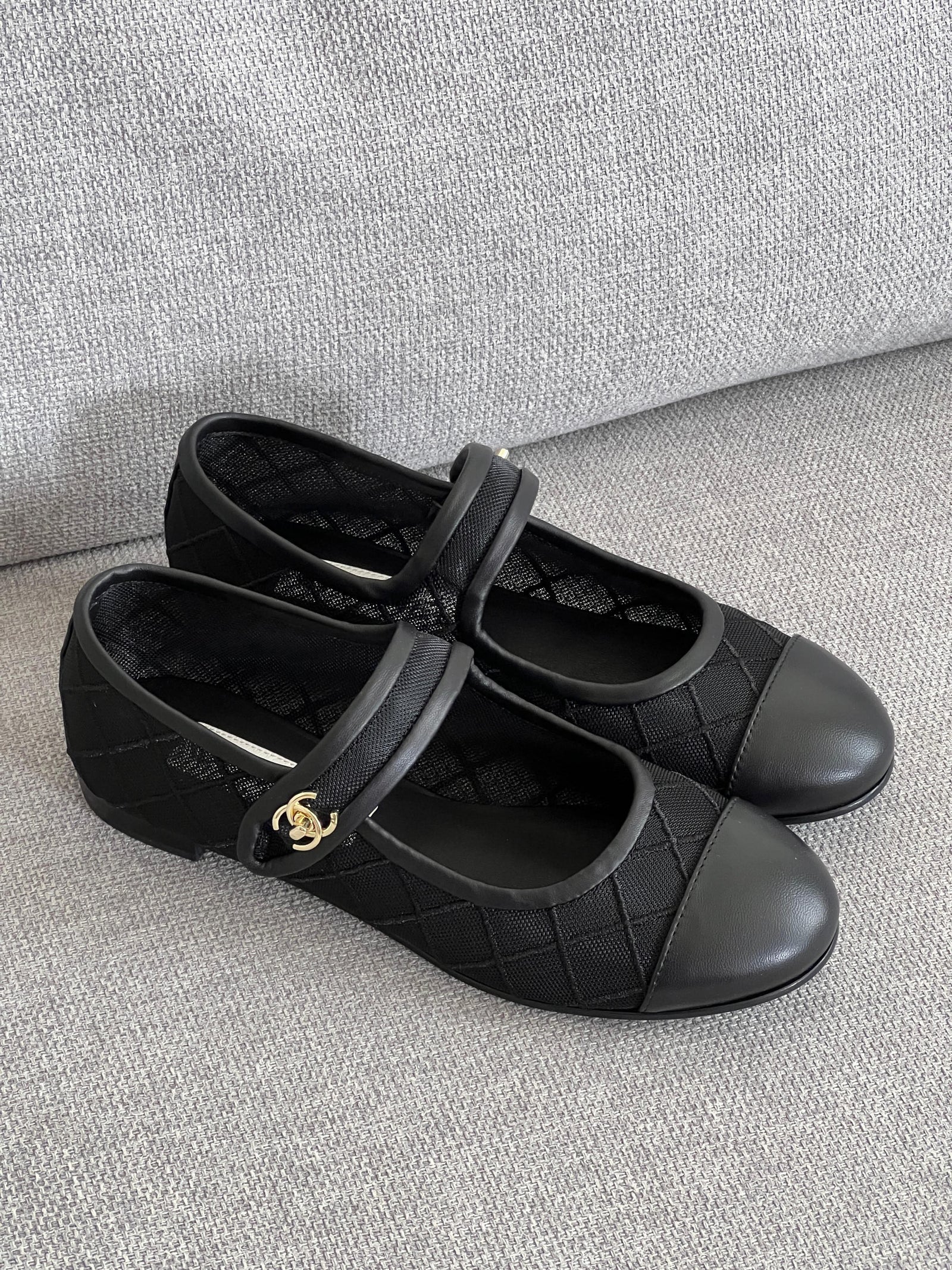 CHANEL Mary Jane Ballet Flats