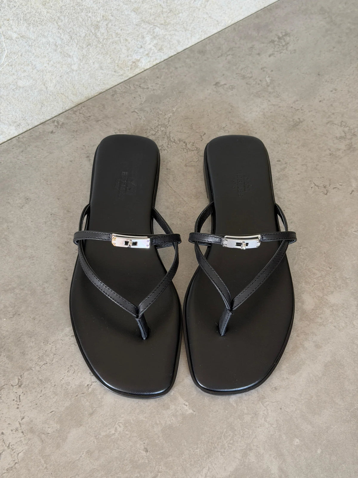Hermes Miss Sandal in Calfskin