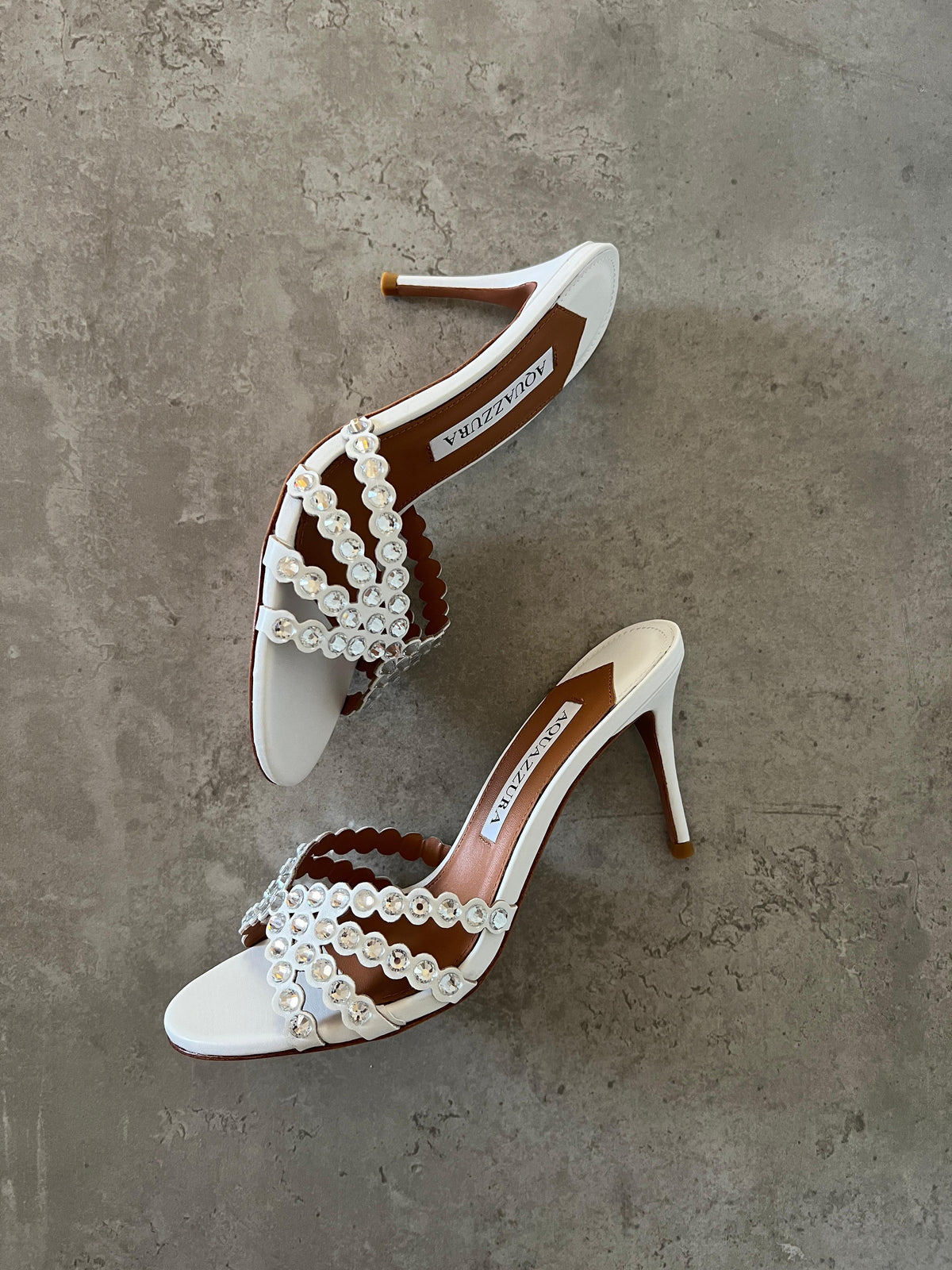 Aquazzura Embellished Tequila Mules 75