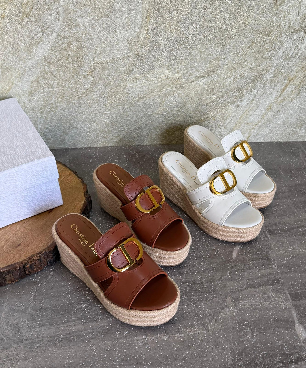 Dior 30 Montaigne Slide Wedge