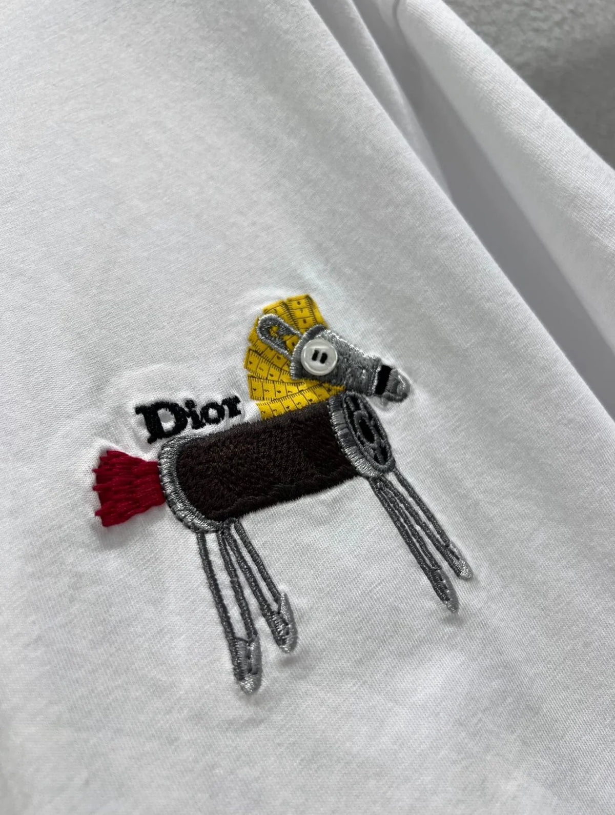 Dior T-Shirt with Horse Embroidery