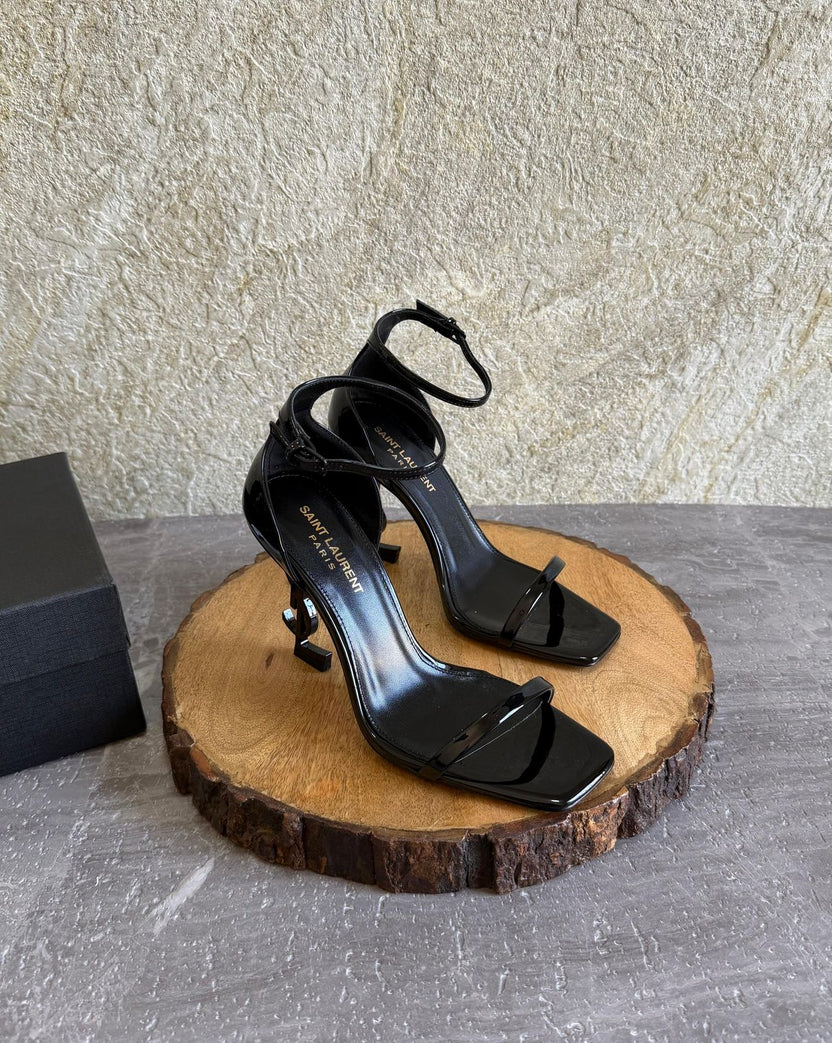 Saint Laurent Opyum 85mm patent-leather Sandals