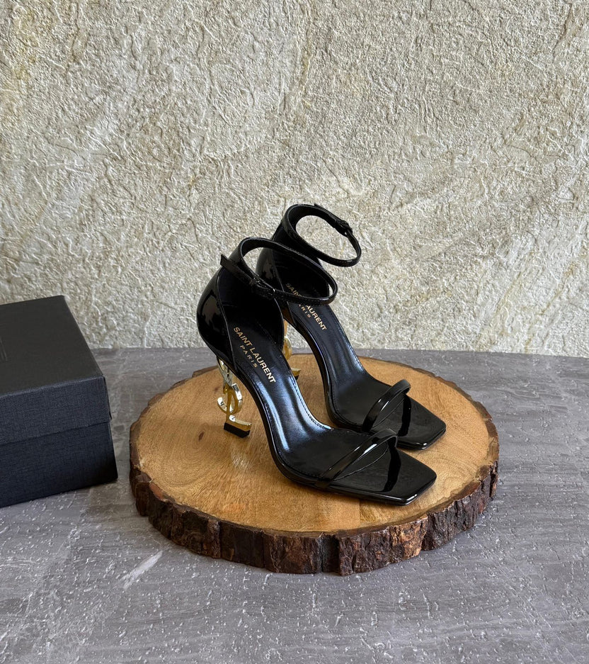Saint Laurent Opyum 85mm patent-leather Sandals
