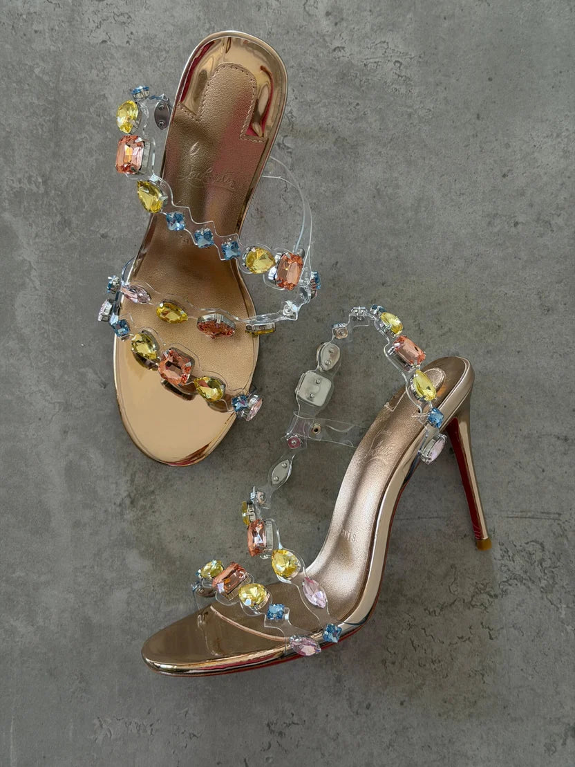 Christian Louboutin Rosa Jewel heel