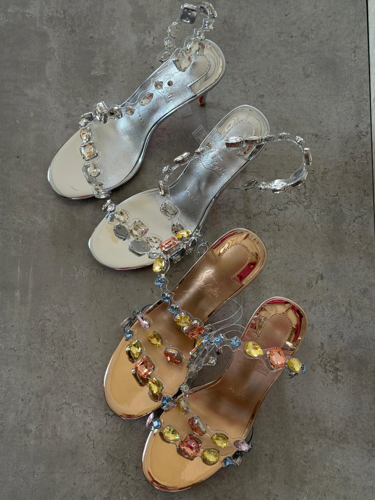 Christian Louboutin Rosa Jewel heel