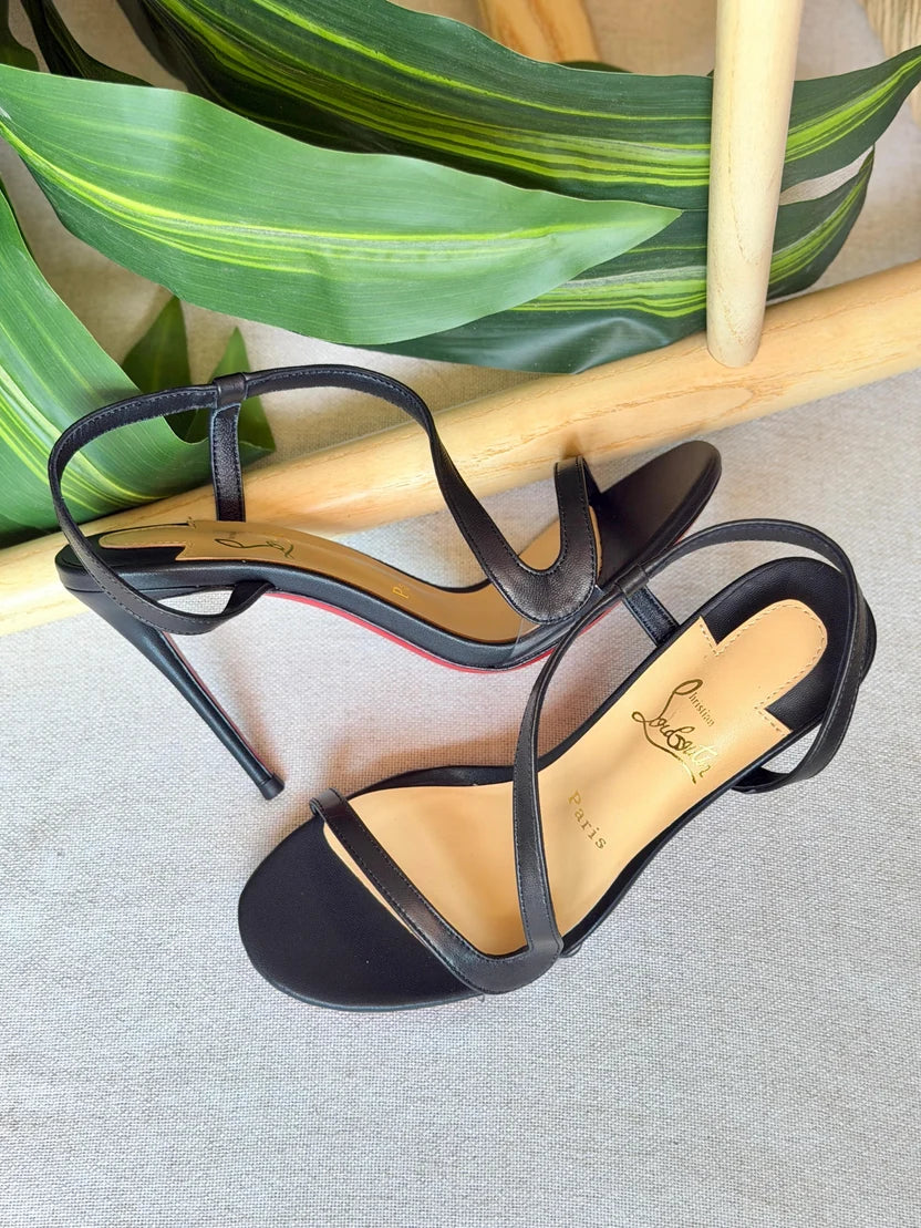 Christian Louboutin Nappa Loubi Queen 120 Pumps