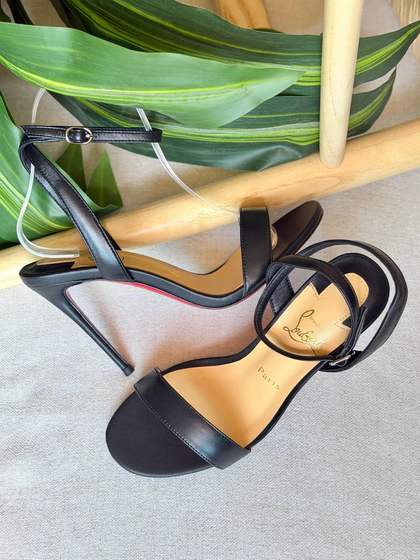 Christian Louboutin Nappa Loubi Queen 120 Pumps