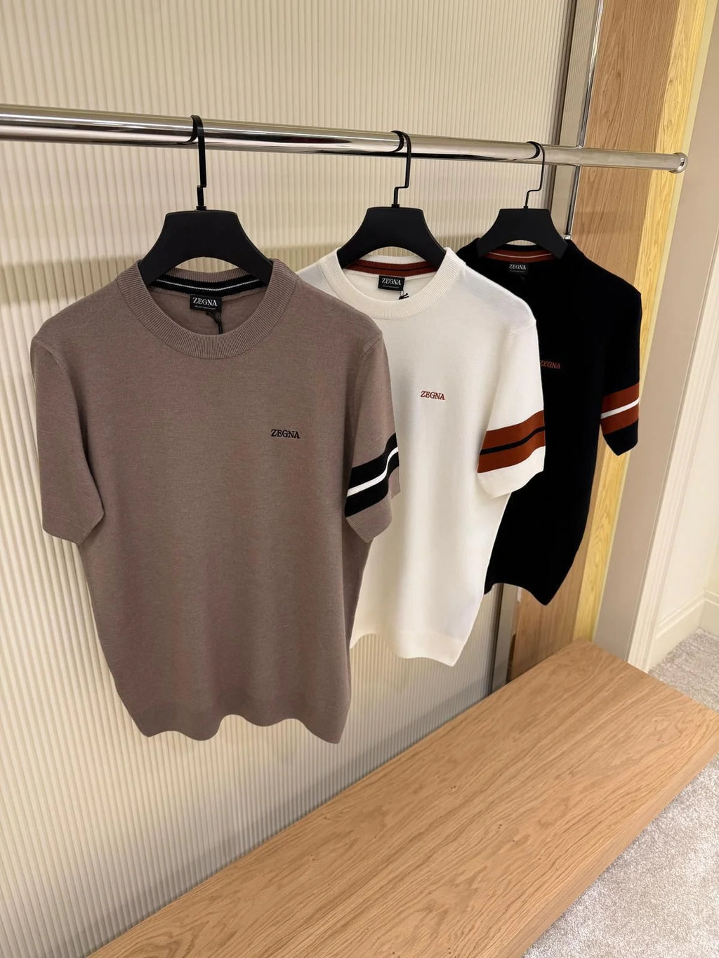 Zegna logo-embroidered T-shirt