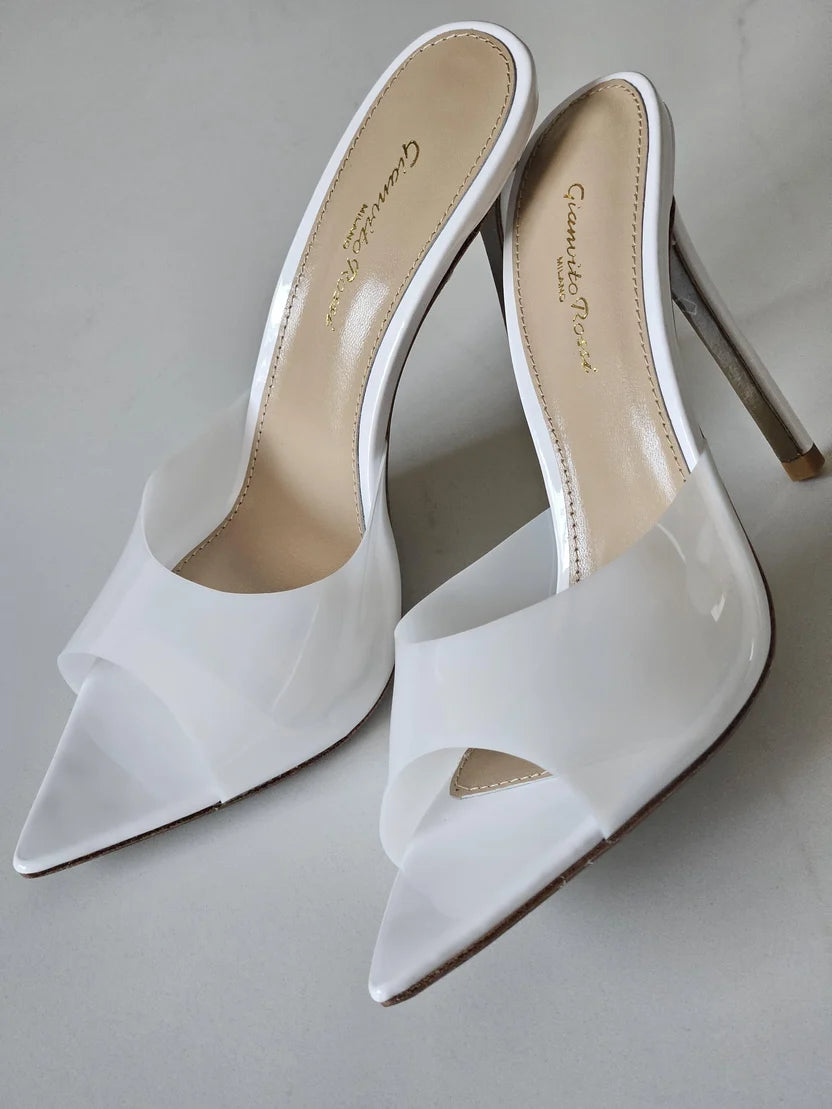 Gianvito Rossi Black Elle 105 Mule