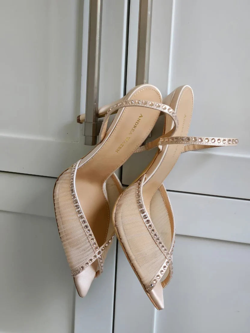 Andrea Wazen Katy 105 slingback pumps