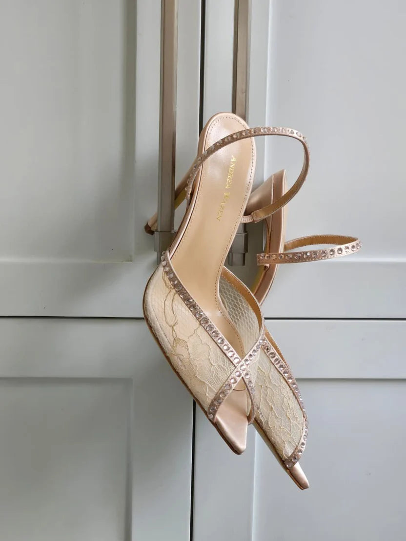 Andrea Wazen Katy 105 slingback pumps