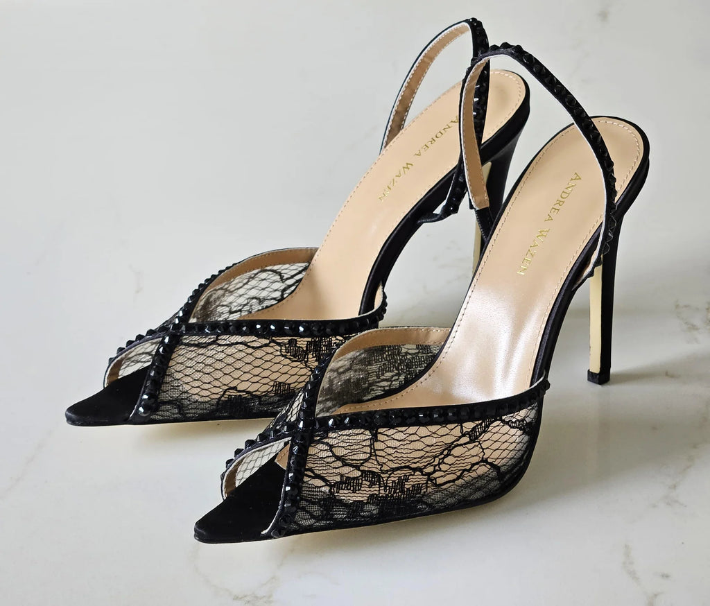 Andrea Wazen Katy 105 slingback pumps
