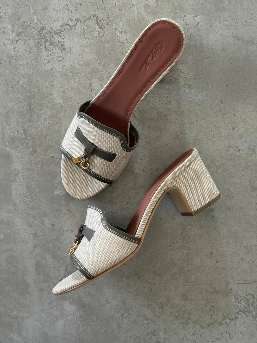 Loro Piana Brown Summer Charms 55 Sandals