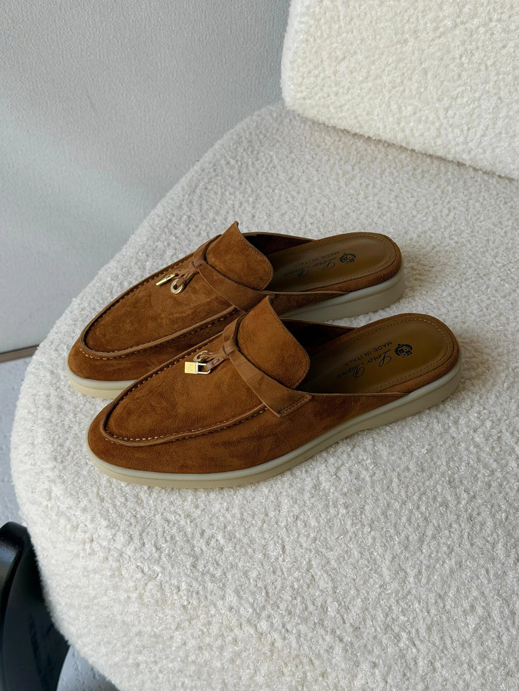 Loro Piana Babouche Charms Flat