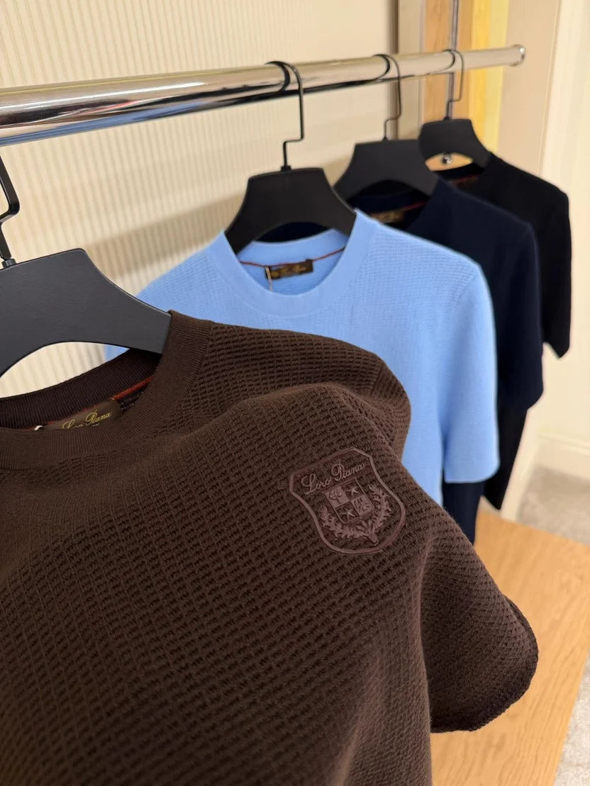 LORO PIANA Slim-Fit Wool, Silk and Cashmere-Blend Polo Shirt