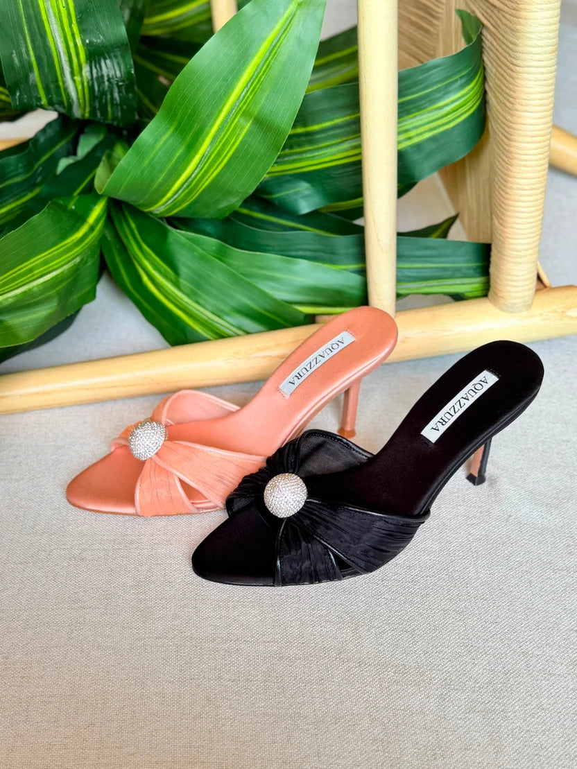 Aquazzura Embellished Mystery Mules 85