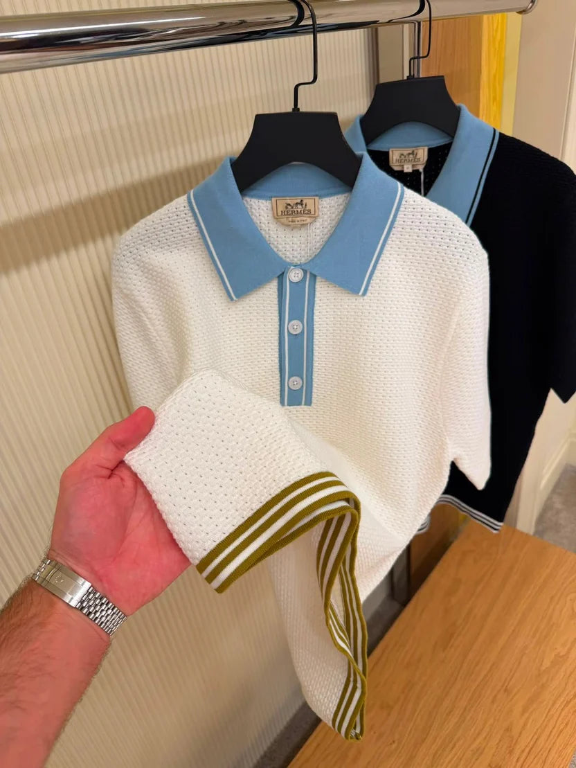 Hermes Ajoures colores polo shirt
