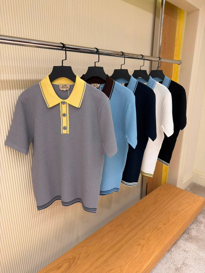 Hermes Ajoures colores polo shirt