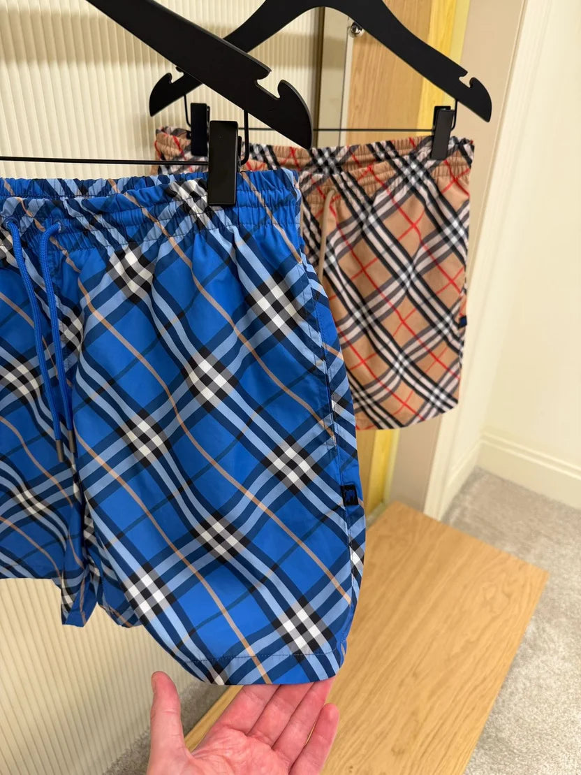 Burberry check-pattern Swim Shorts