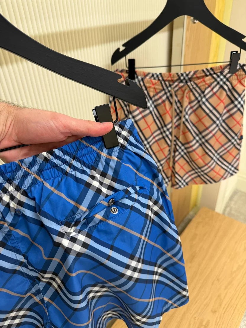 Burberry check-pattern Swim Shorts