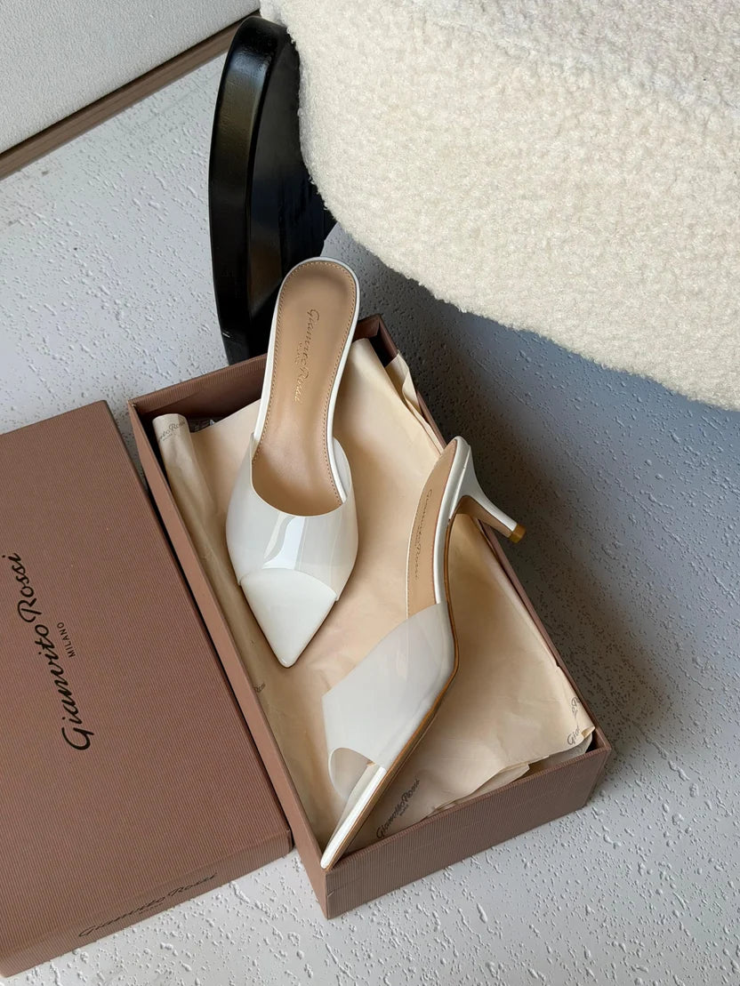 Gianvito Rossi Ellle 55 Mules