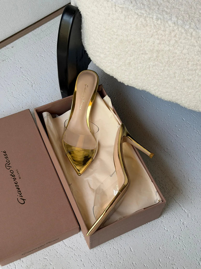 Gianvito Rossi Rania 55 Embellished Mules