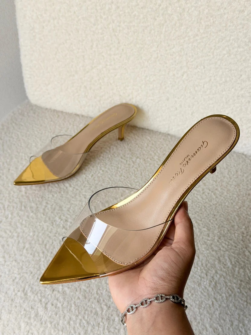 Gianvito Rossi Ellle 55 Mules