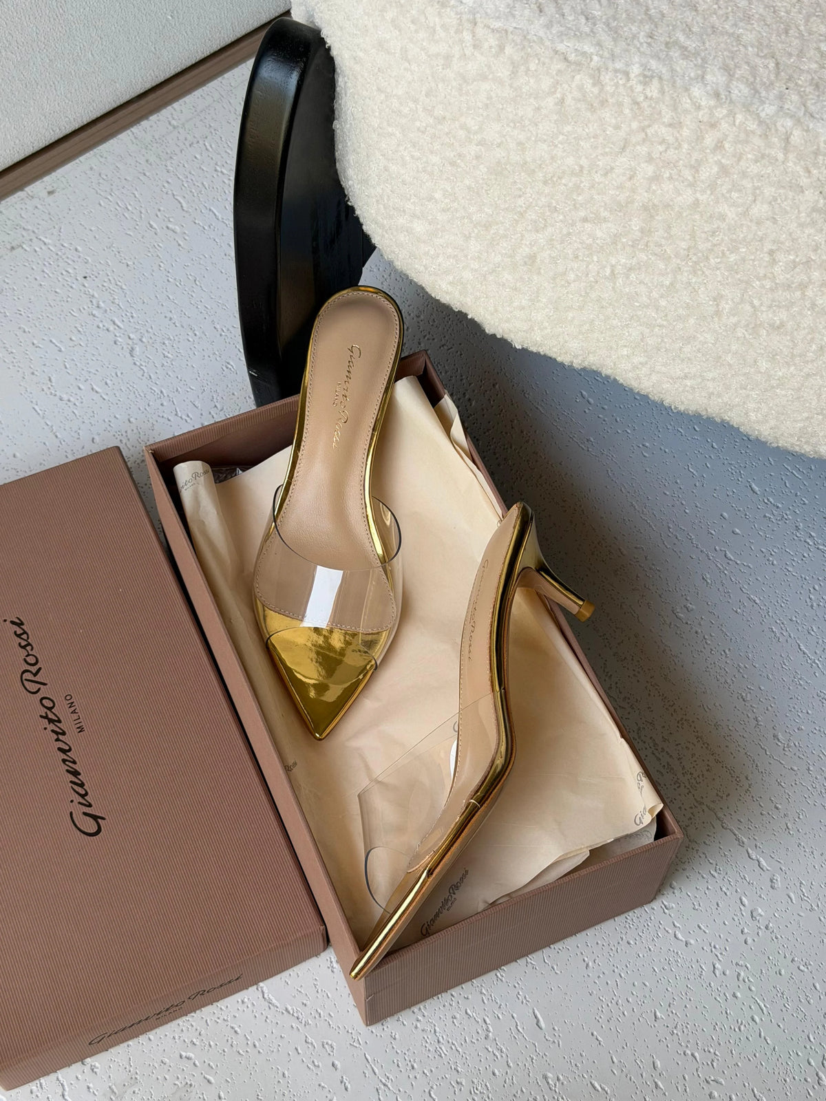 Gianvito Rossi Ellle 55 Mules