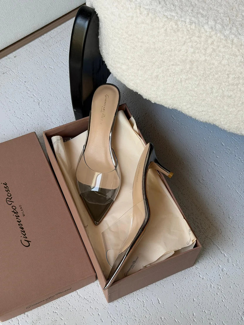 Gianvito Rossi Rania 55 Embellished Mules