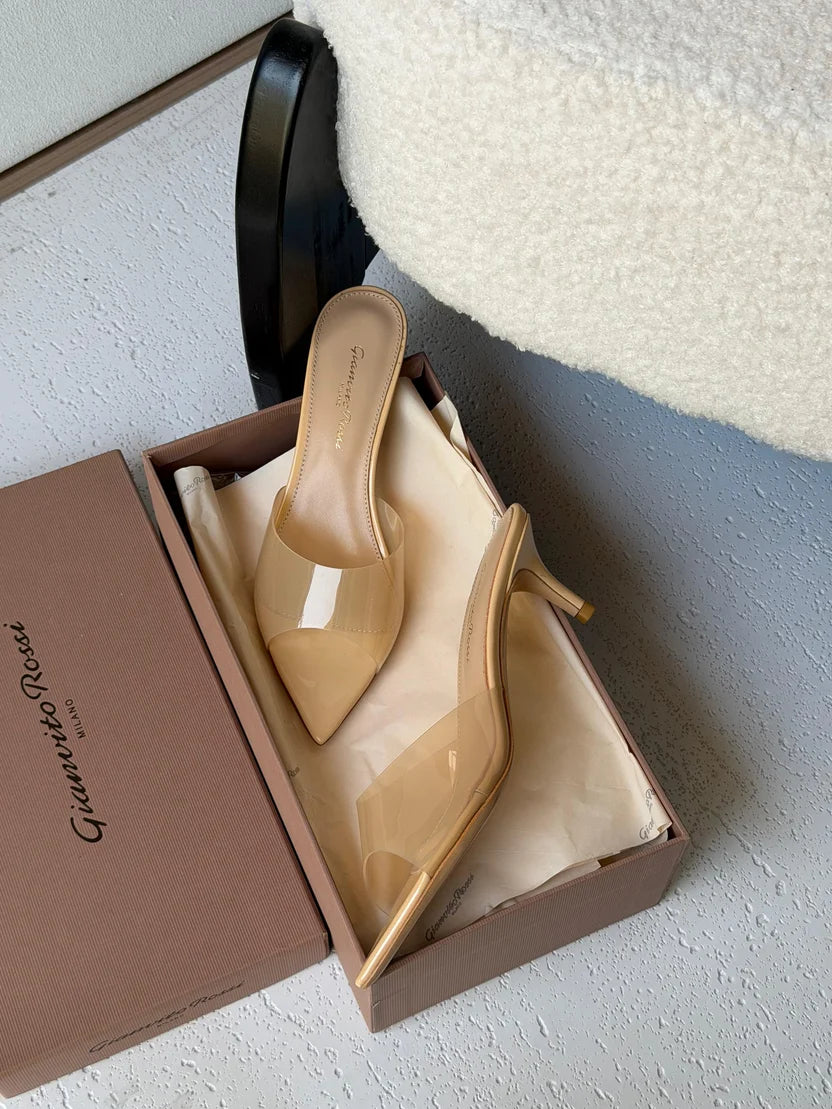 Gianvito Rossi Ellle 55 Mules