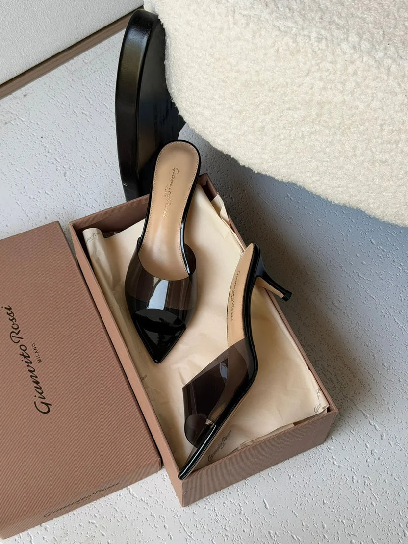 Gianvito Rossi Ellle 55 Mules