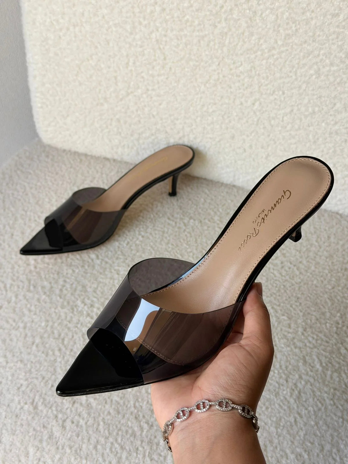 Gianvito Rossi Ellle 55 Mules