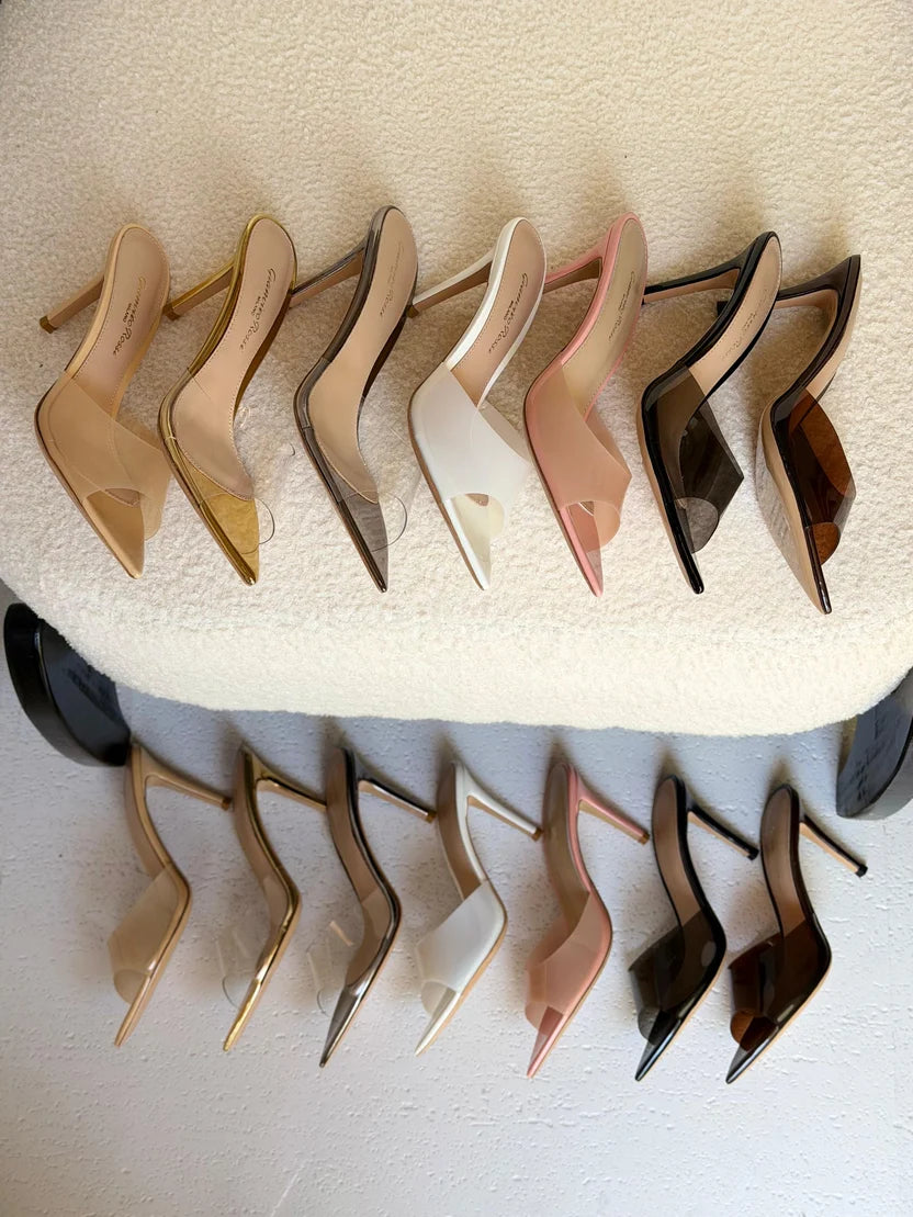 Gianvito Rossi Rania 55 Embellished Mules