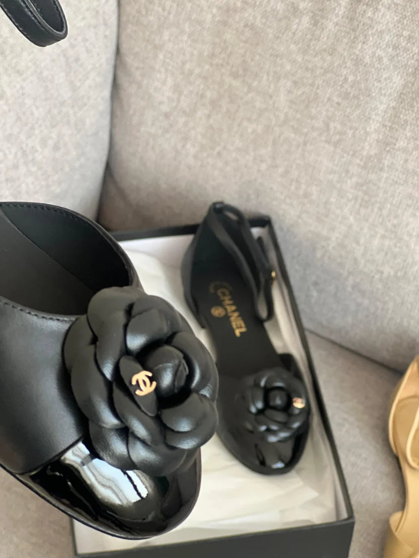 Chanel CC flats
