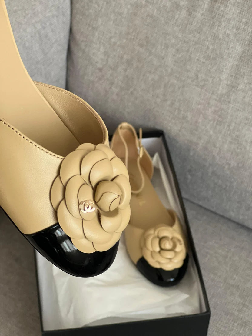 Chanel CC flats