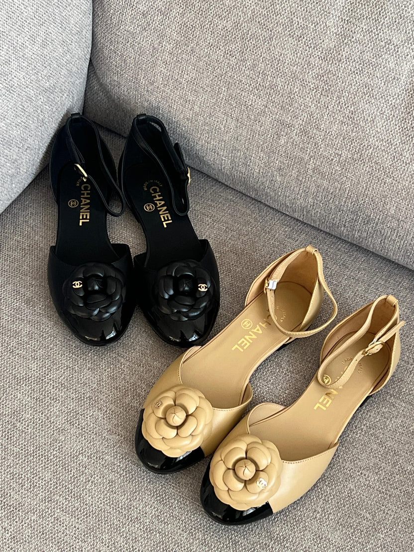 Chanel CC flats
