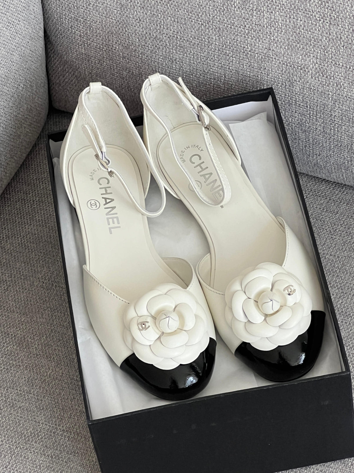 Chanel CC flats