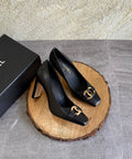 Chanel Pumps in Black Calfskin