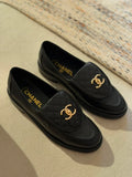 Chanel Pre-Loved Interlocking CC loafers