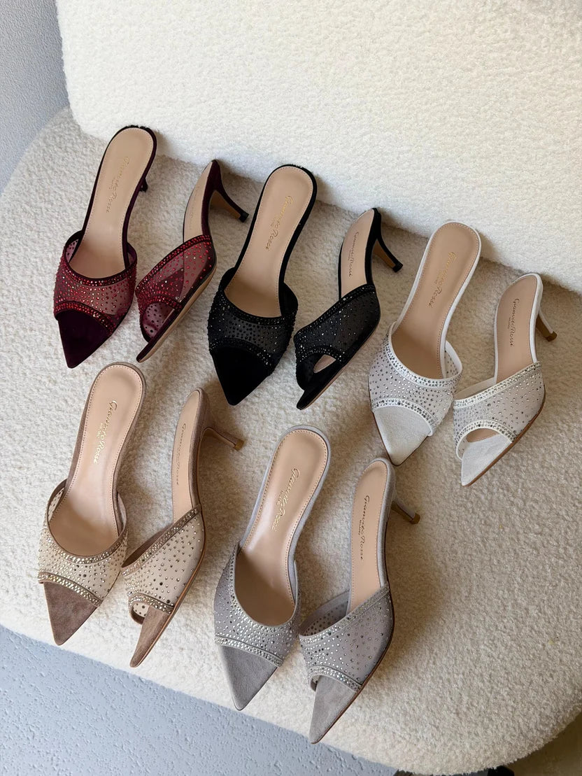 Gianvito Rossi Rania 55 Embellished Mules