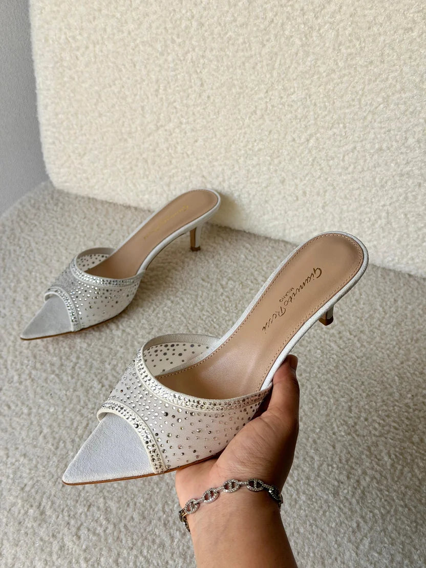 Gianvito Rossi Rania 55 Embellished Mules