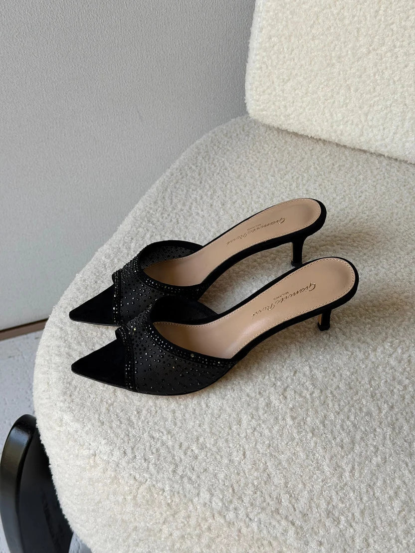 Gianvito Rossi Rania 55 Embellished Mules