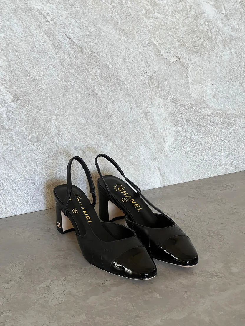 Chanel Slingback Sandals