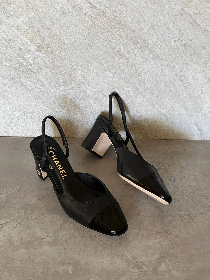 Chanel Slingback Sandals