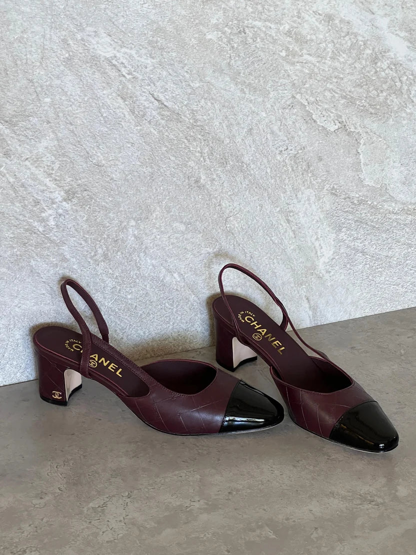 Chanel Slingback Sandals