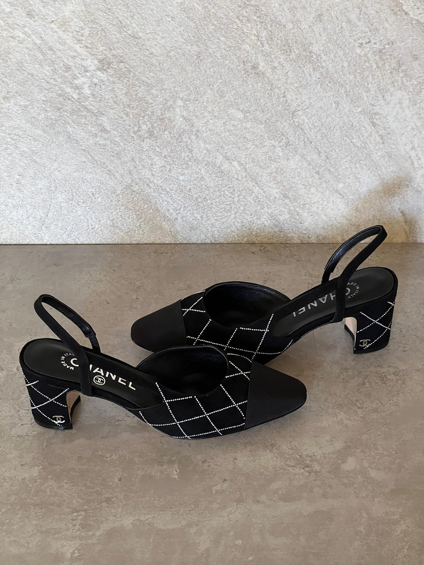 Chanel Slingback Sandals